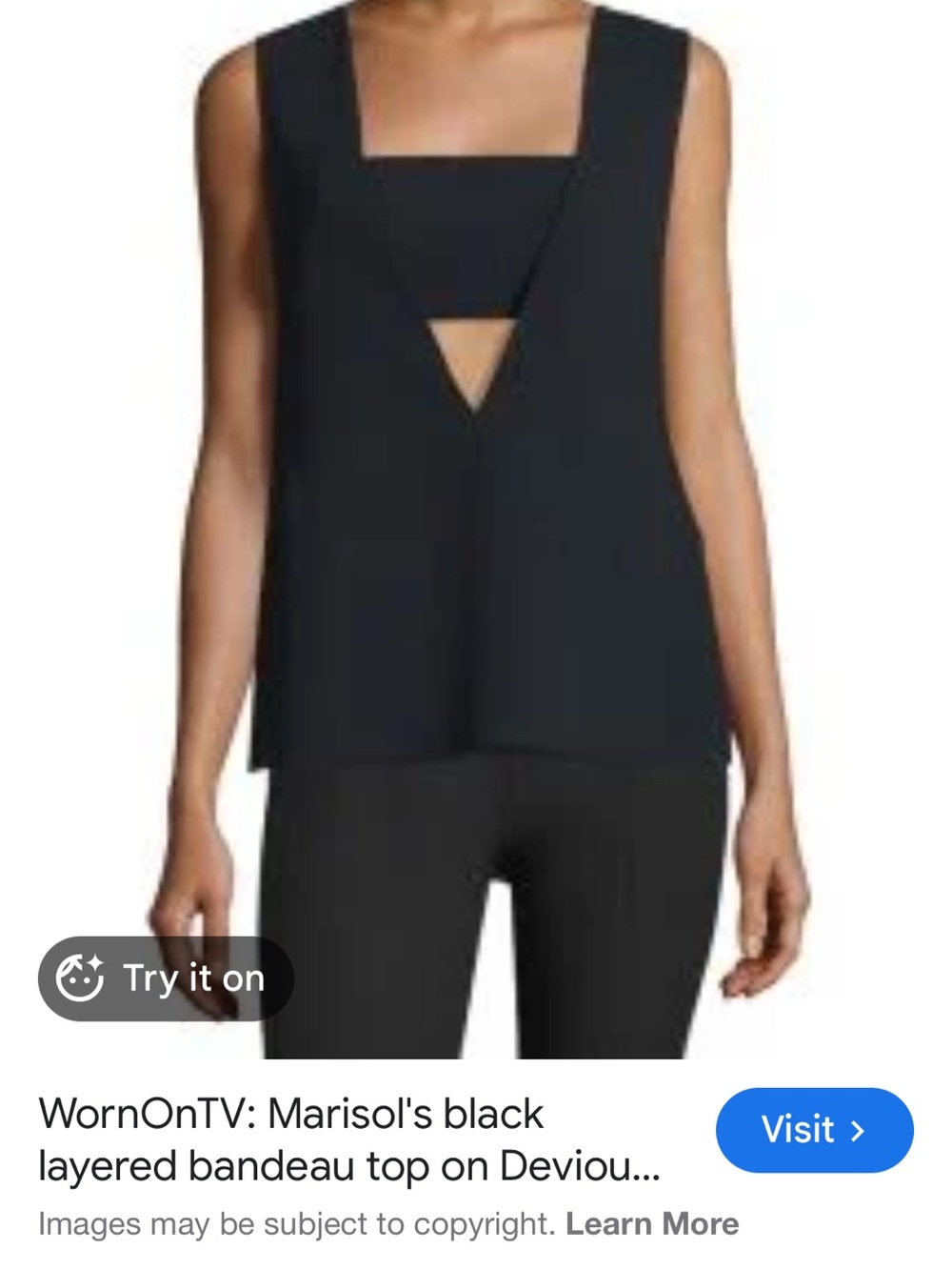 T Alexander Wang Layered Black Cutout Square-Neck Camisole